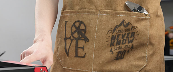 Engraving leather caprone