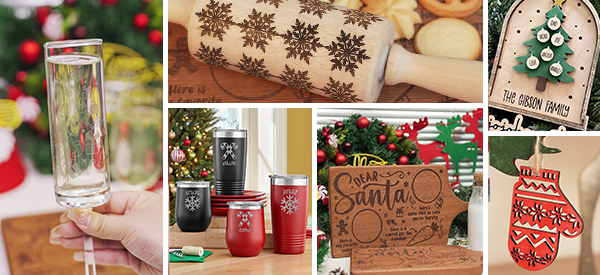 Engraving christmas designs